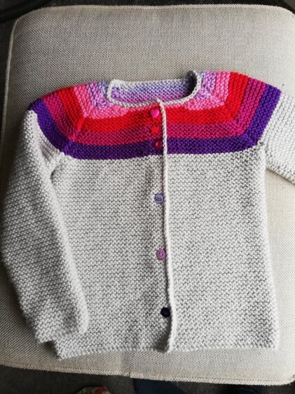 Rainbow cardigan