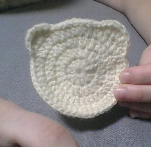 ୨୧ Crochet Bear coaster ୨୧