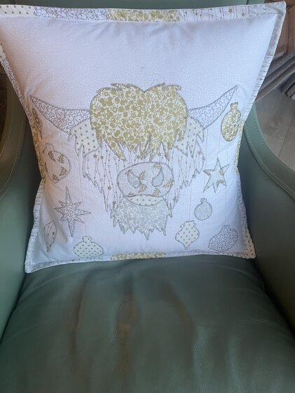 Highland Cow Cushion 2