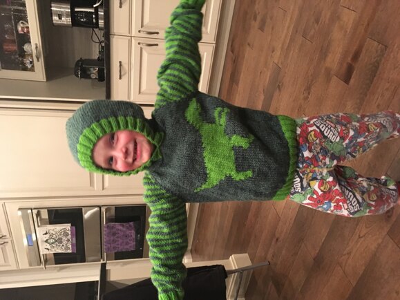 Dinosaur Sweater