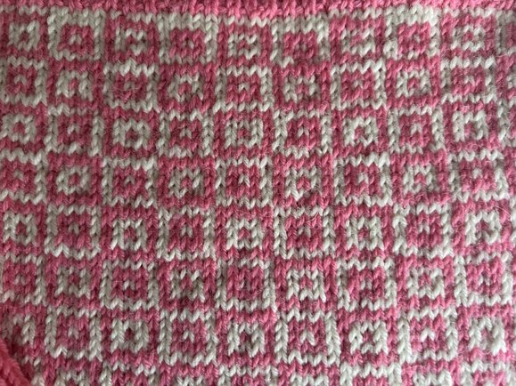 The OpArt cardigan