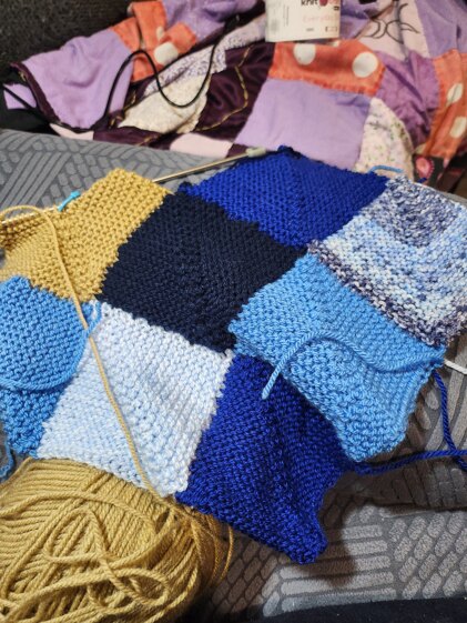 My blue memory blanket