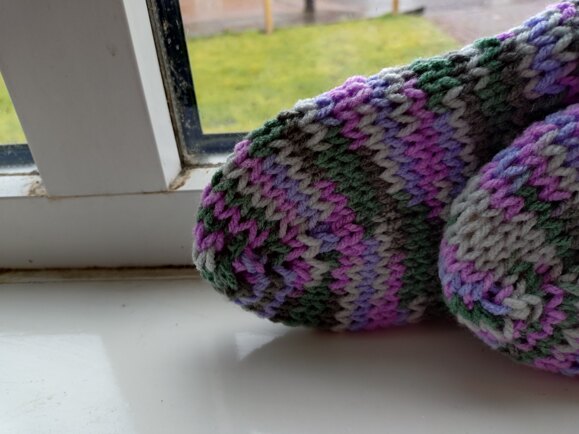 Lilac Blossom socks