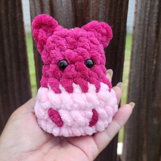 Baby hippo keychain
