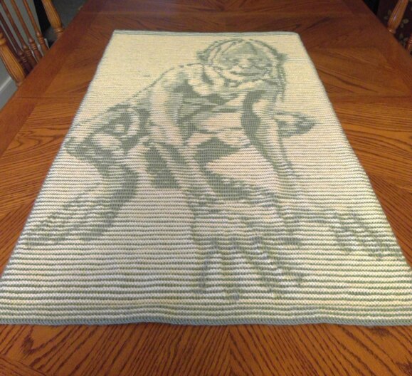 Gollum illusion knitting