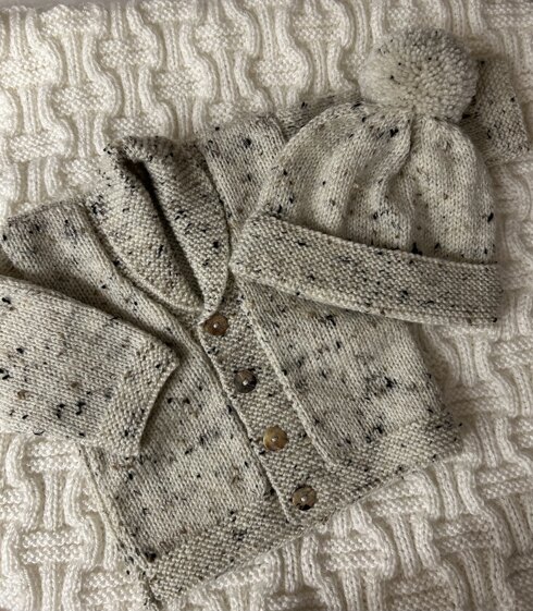 Cardigan and Hat