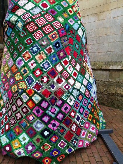 Christmas Baubles and Granny Squares