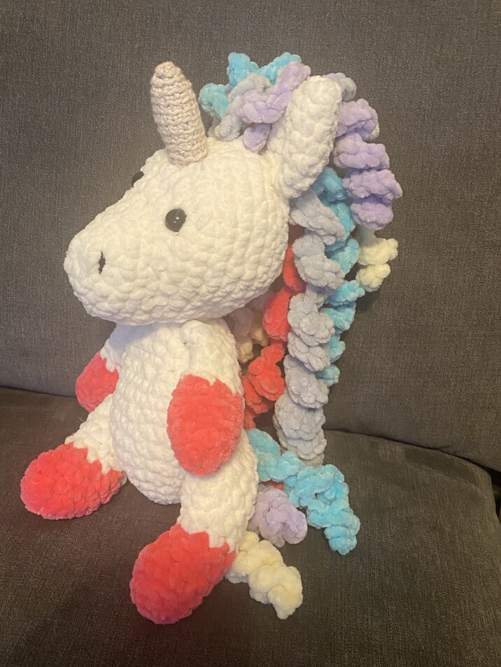 Crochet unicorn