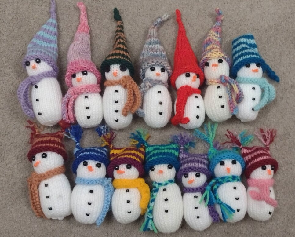 An abomination of snowmen!