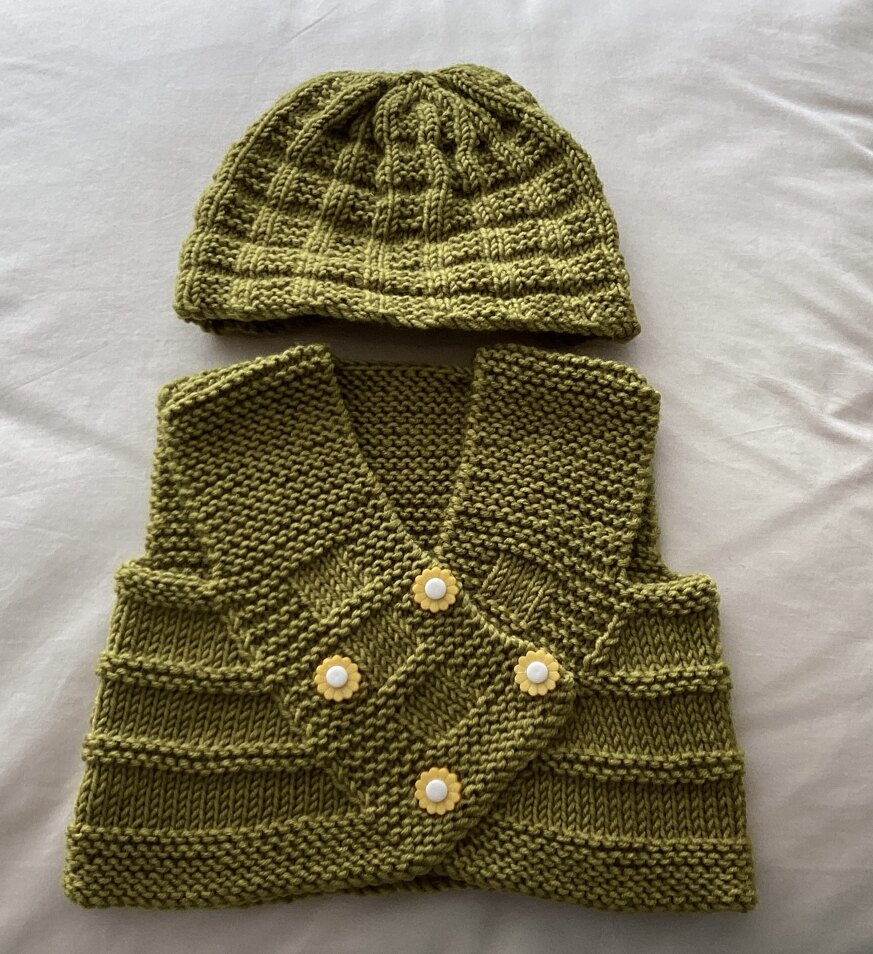 May 26. Alycia’s babies wardrobe (vest)