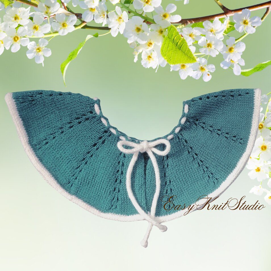 Removable Knit Collar Pattern