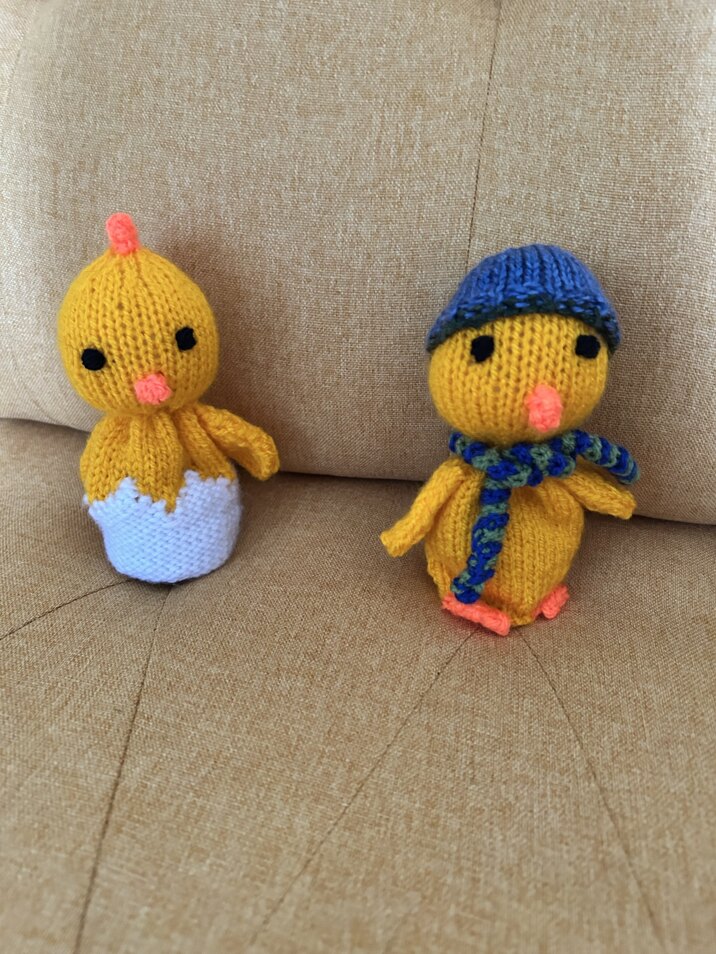 Chocolate Egg Cosies
