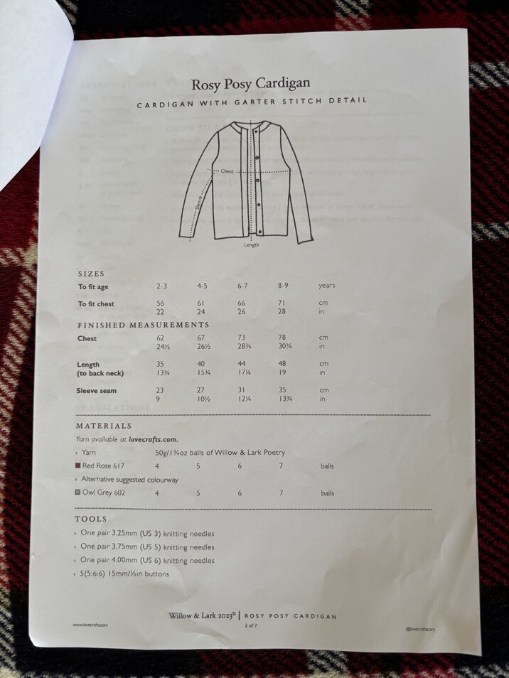 Amelia’s summer cardigan