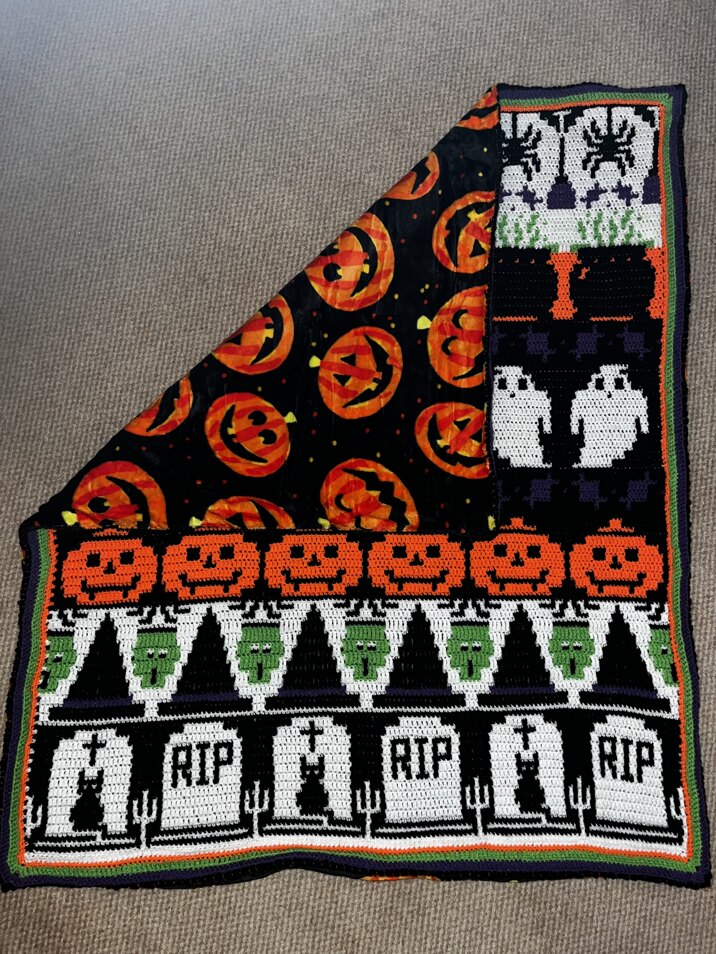 Boo! Halloween Blanket