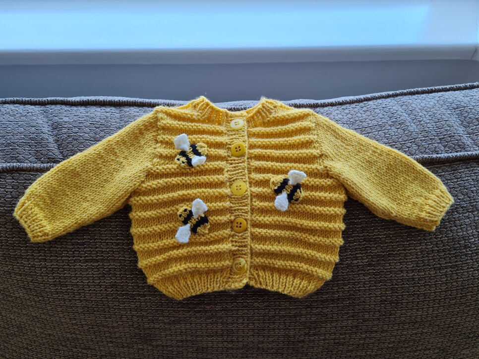 Ethan baby cardigan