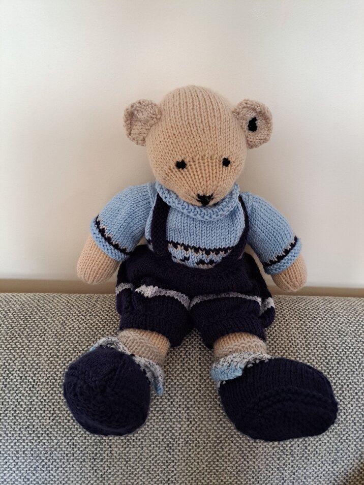 Romeo Bear, made for grandson Remy