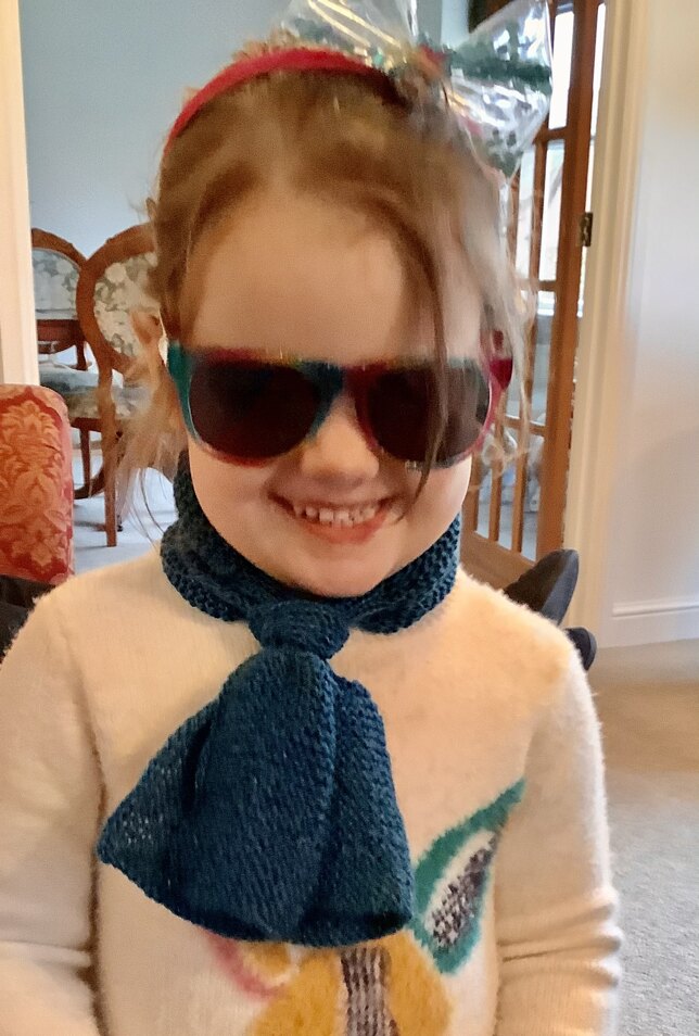 the only scarf a two year old will wear