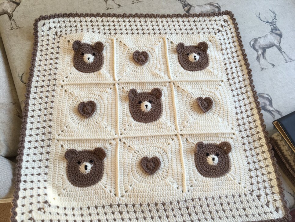 Bear Love Blanket by KERRY JAYNE DESIGNS