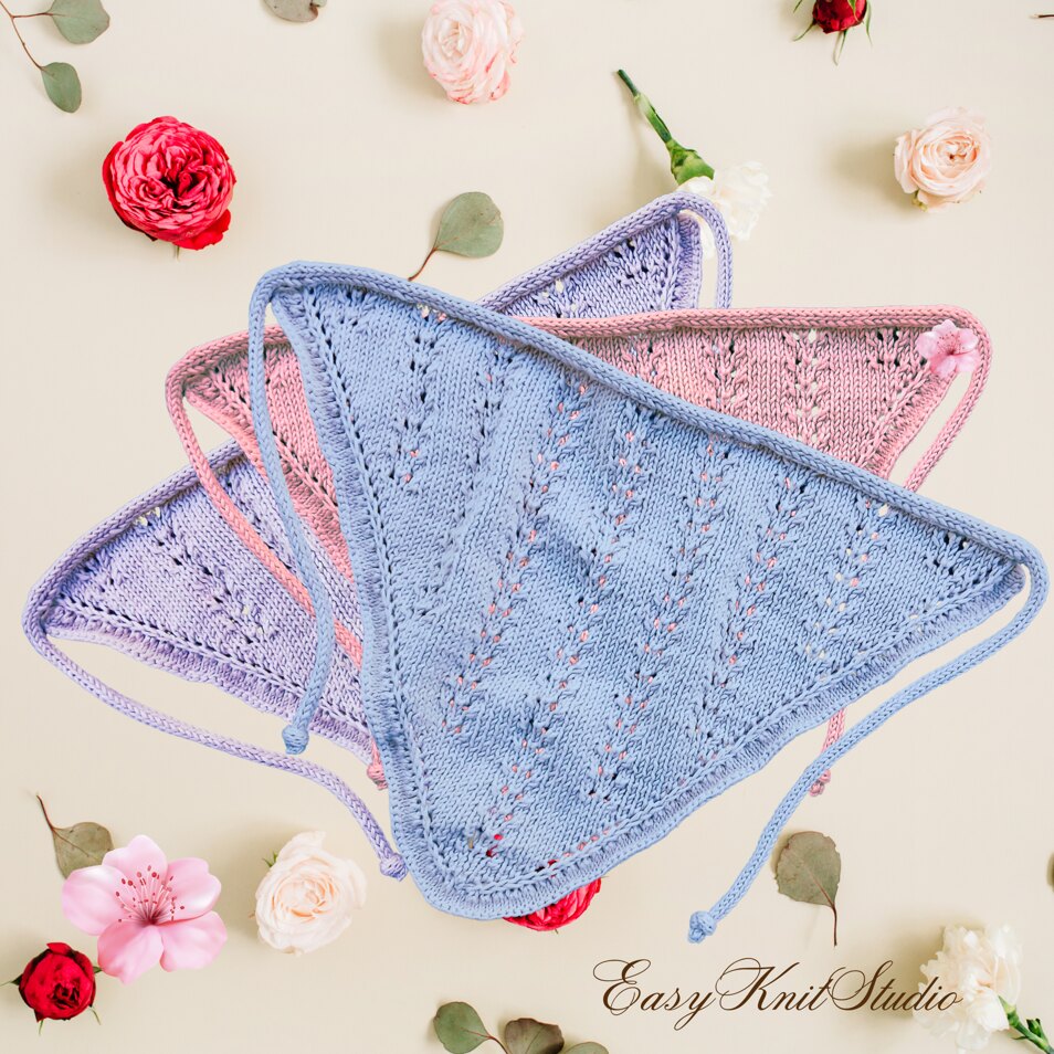 Lightweight Summer Bandana Knitting Pattern