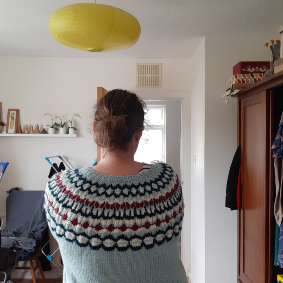 KerryAnn's wedding gift sweater