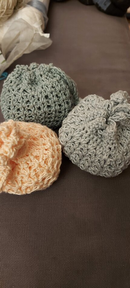 Reusable cotton make up removal pads/ face scrubbies