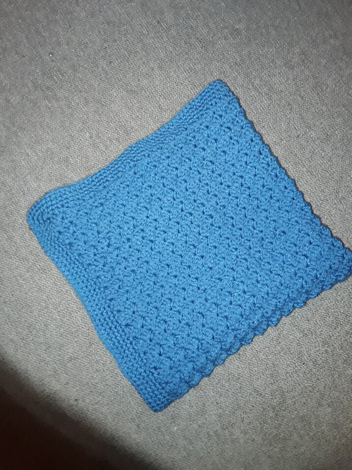 My first ever crochet project a blanket