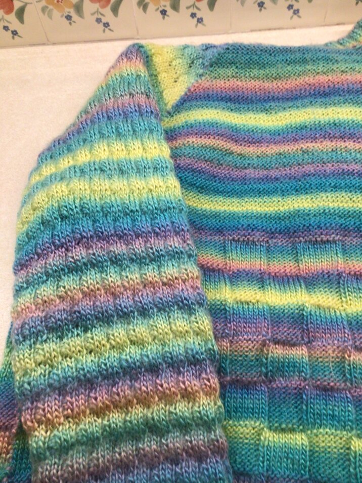 My Unforgettable Rainbow Cardigan