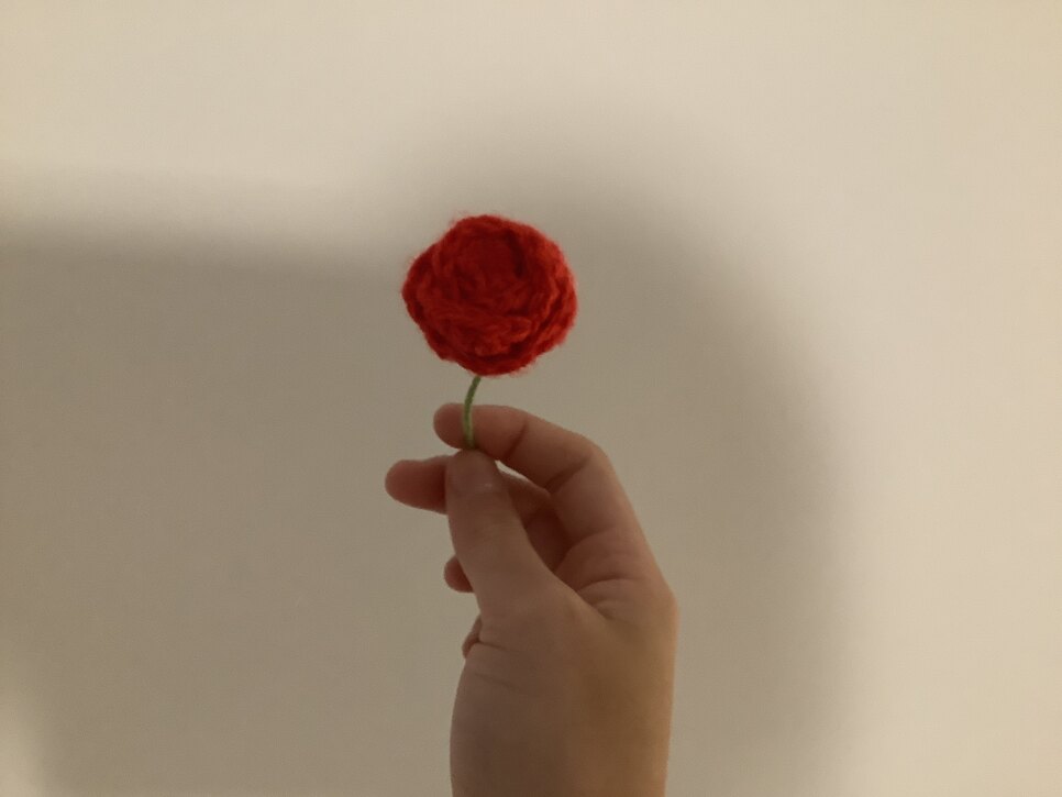 Free Crochet rose