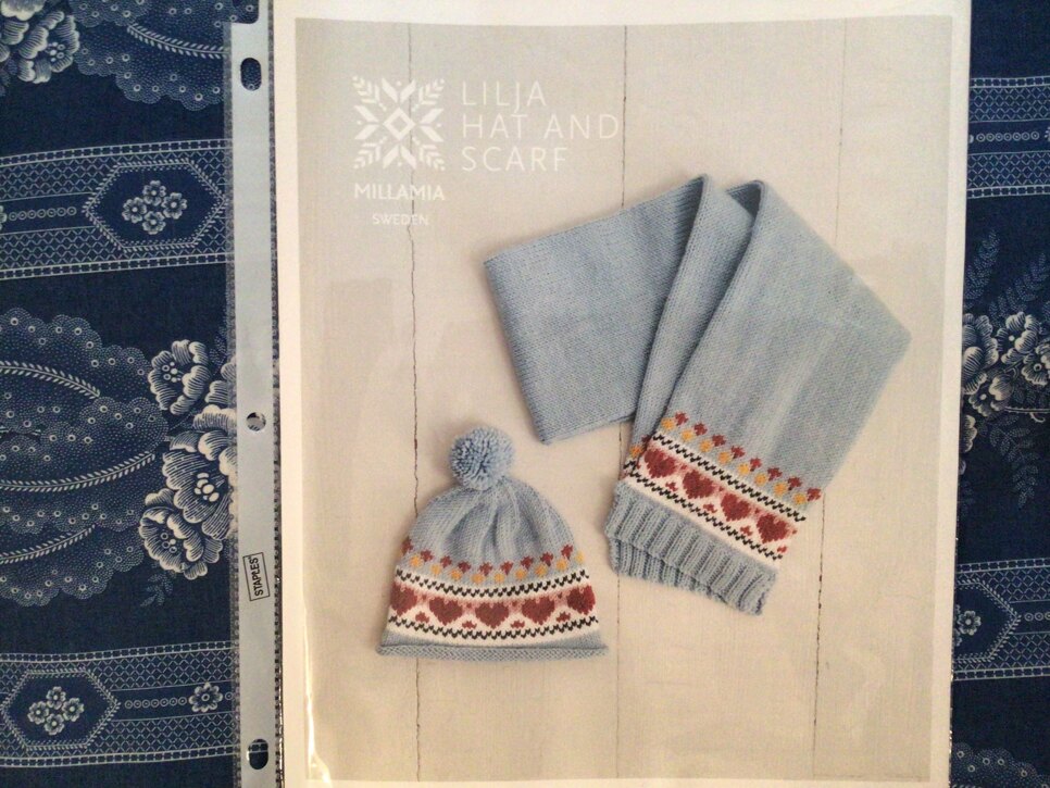 Hearts Hat and Scarf
