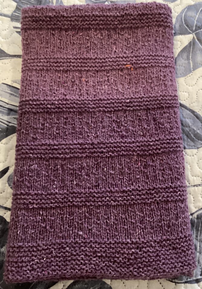 July 26. Charity knitting
