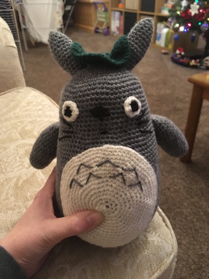 Grey Totoro Amigurumi
