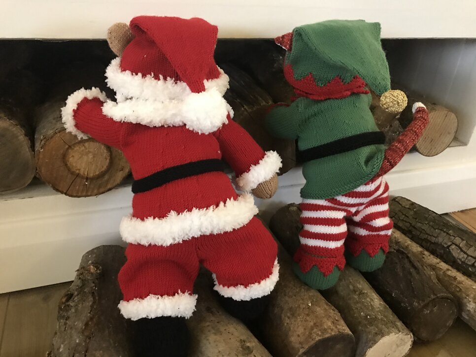 Santa Suit Outfit (Knit a Teddy)