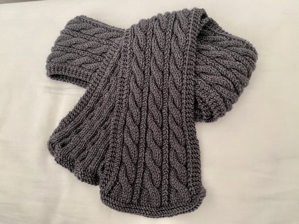 Cabled Scarf