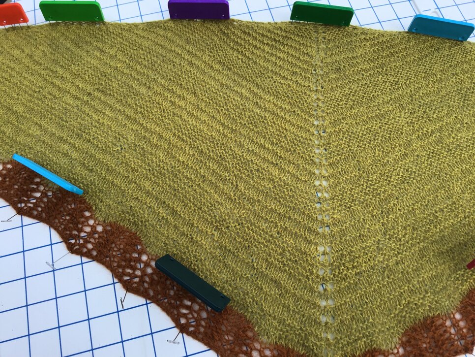 Shawl - Iona Hap by Stella Ackroyd