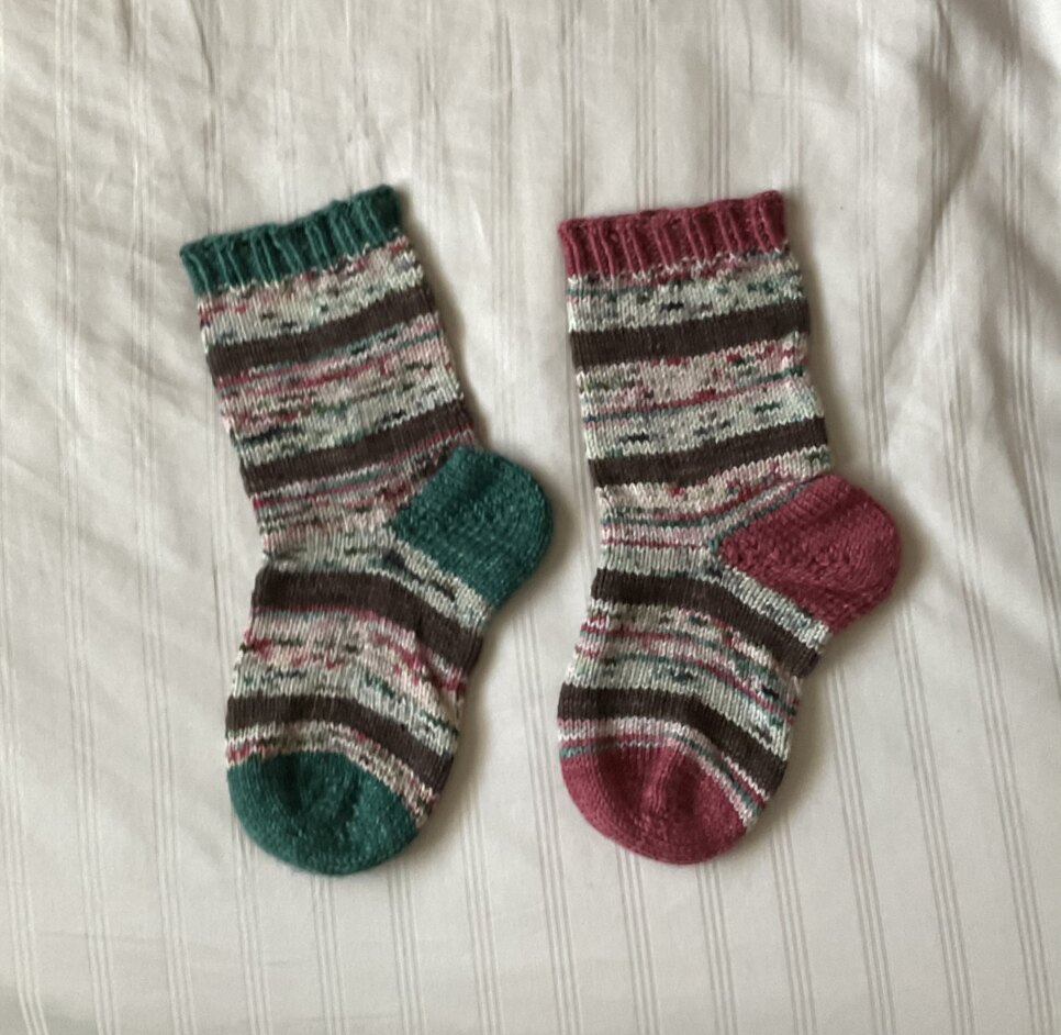 Christmas in June socks