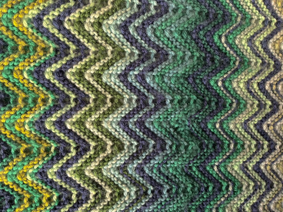 ZickZack scarf No.3