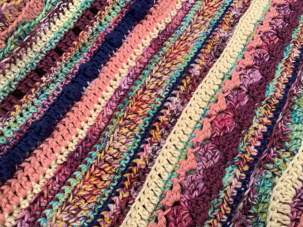 Summer sampler blanket