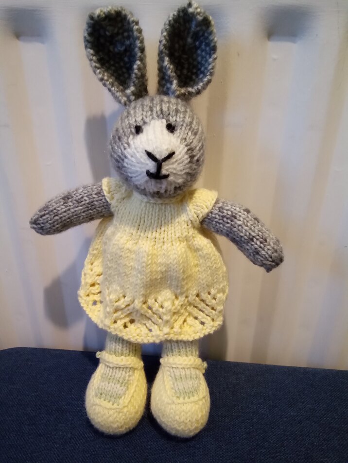Little cotton rabbit