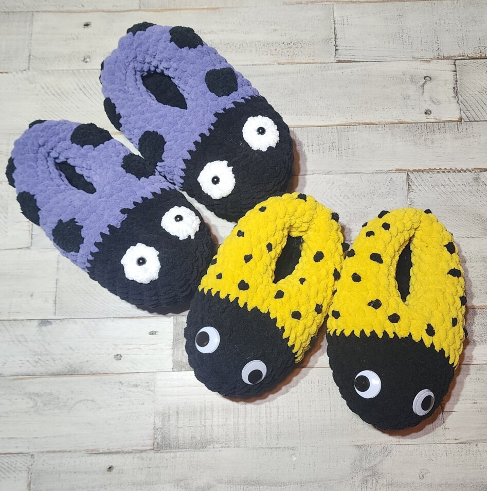 Ladybug slippers, children
