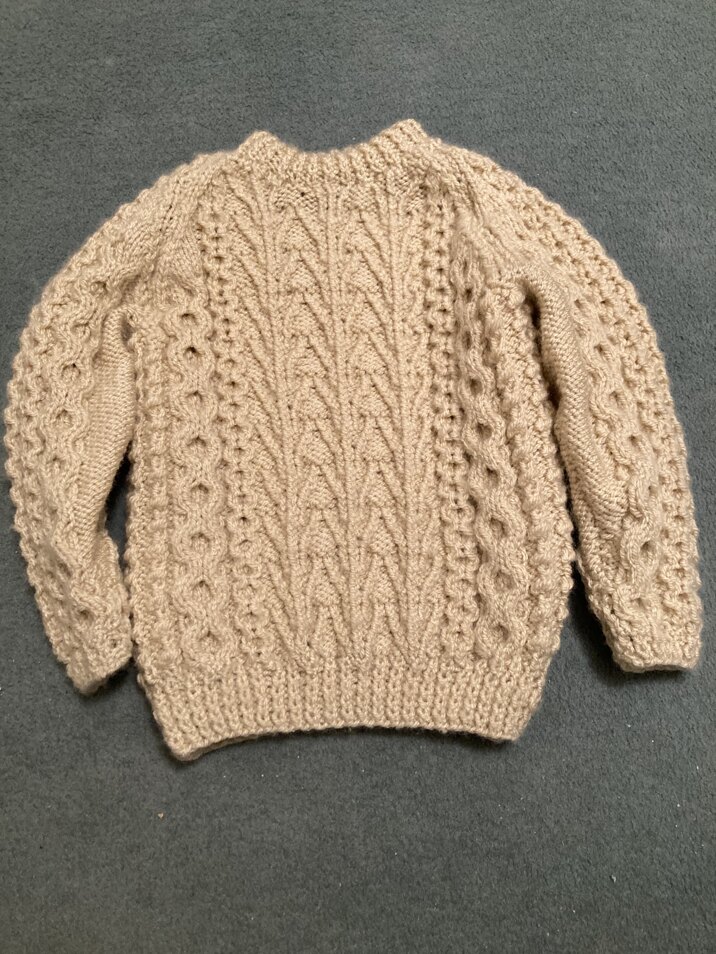 Child’s Aran jumper
