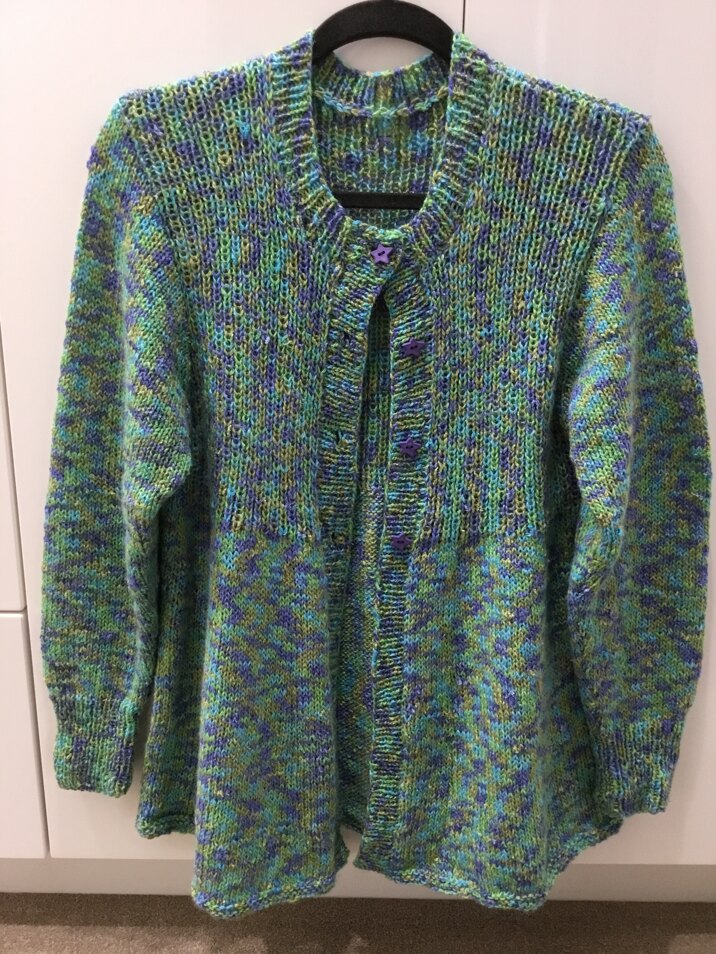 knit one cardigan