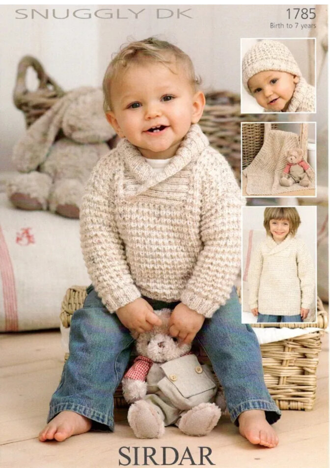 Snuggly DK Sweater for my Grandson Alex