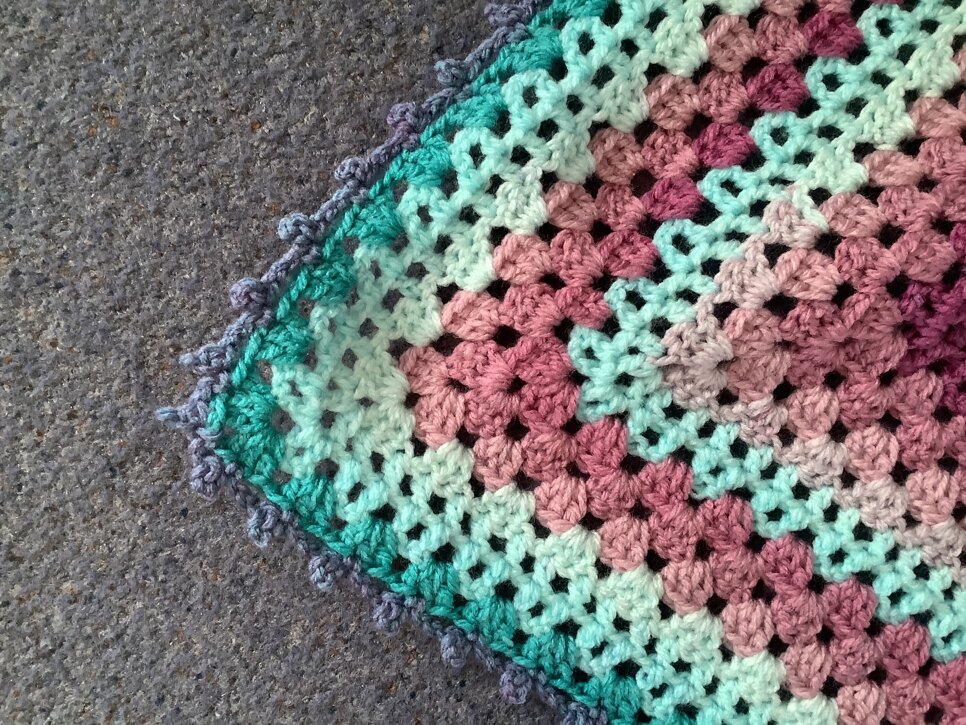 Granny Mesh Baby Blanket