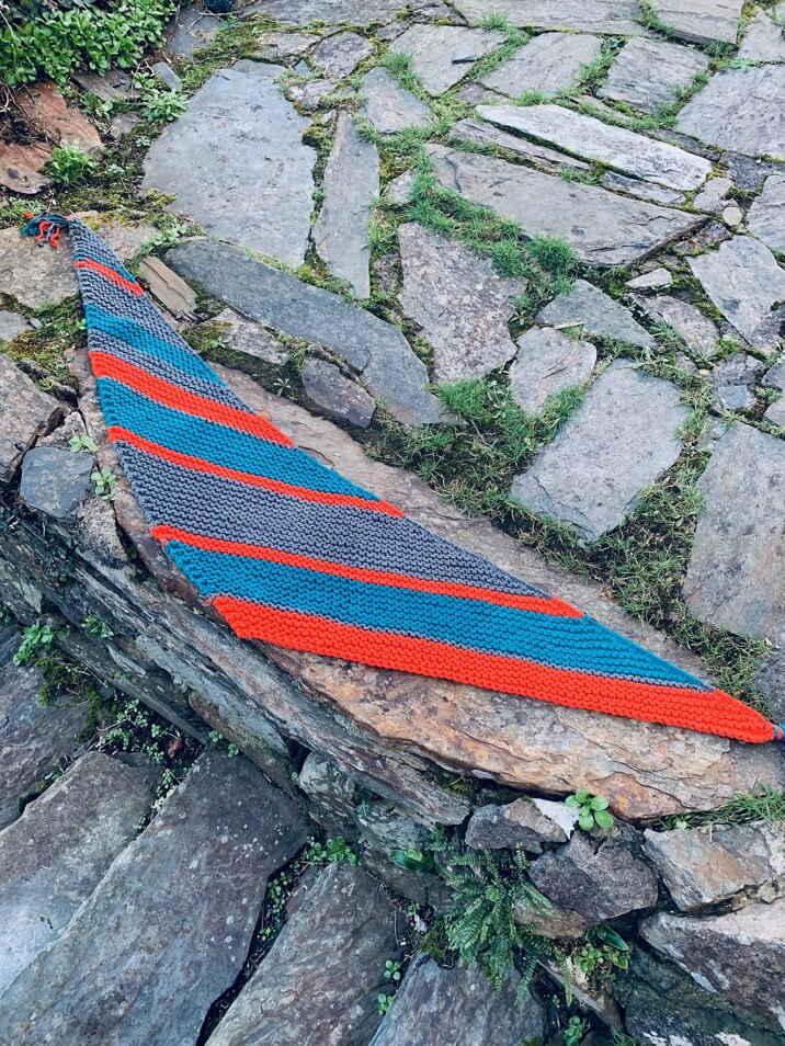 Mums diagonal scarf