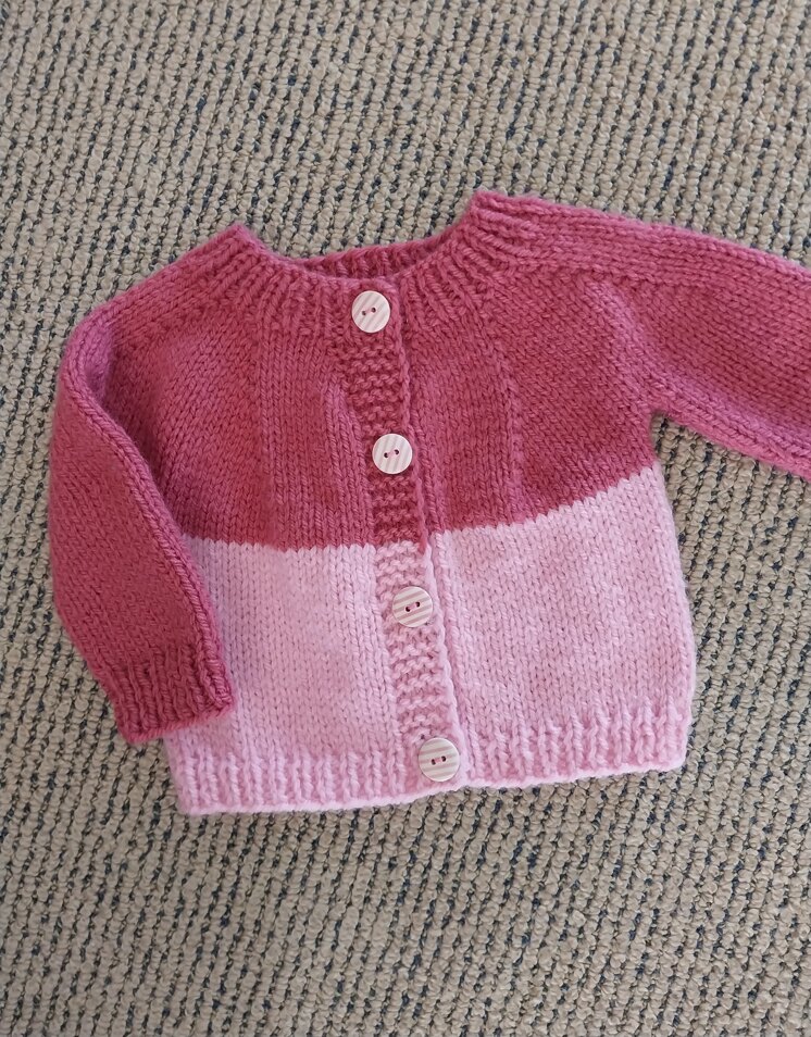 Boy or girl top-down cardigan