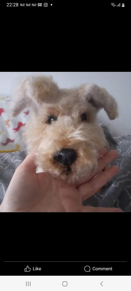 Crochet dog