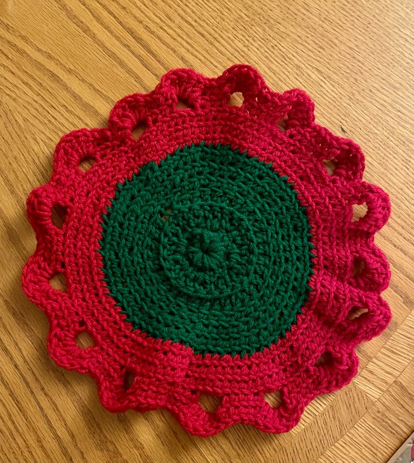 Holiday doily
