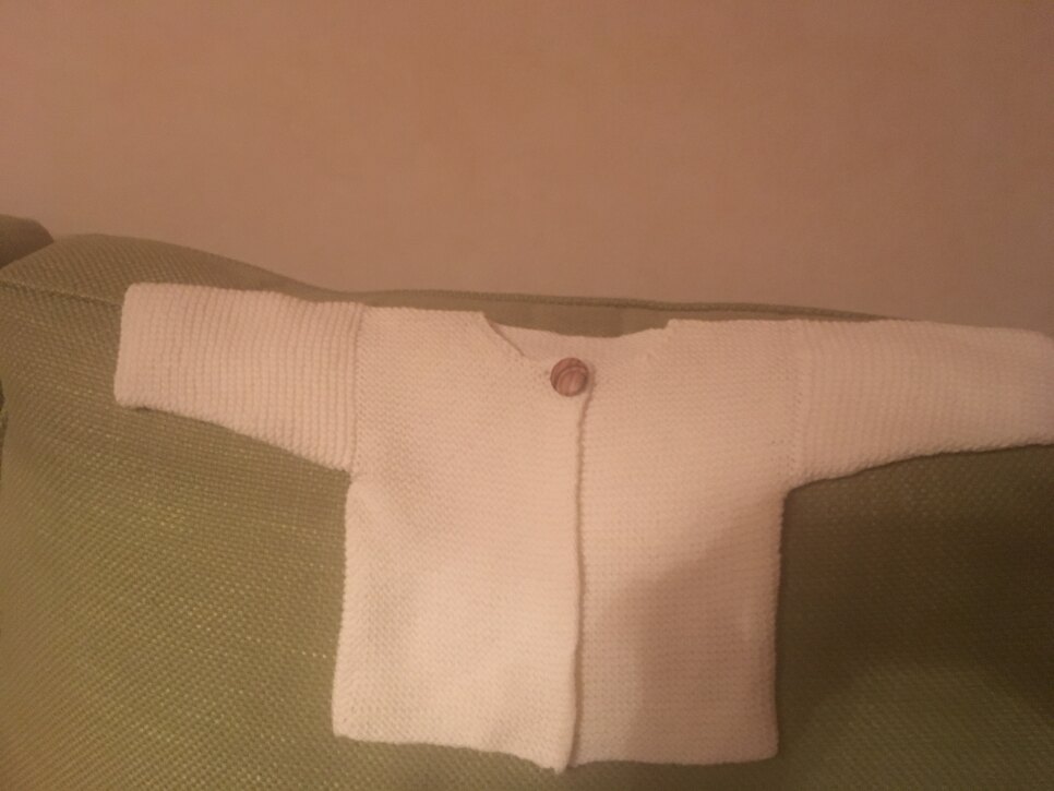 Simple baby cardigan