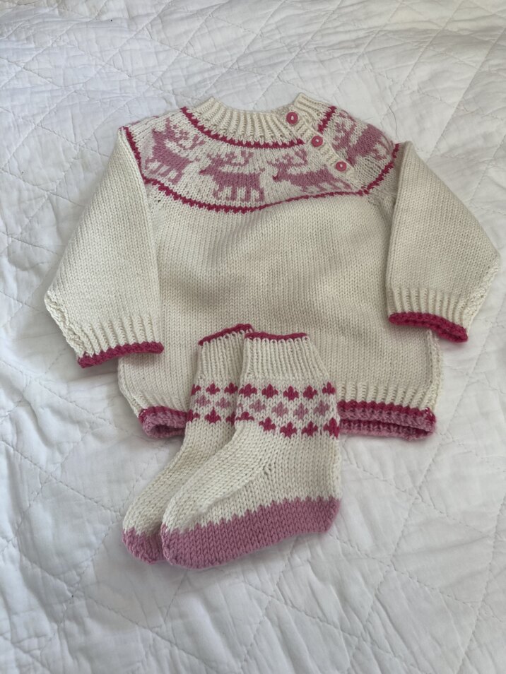 Winter baby jumper