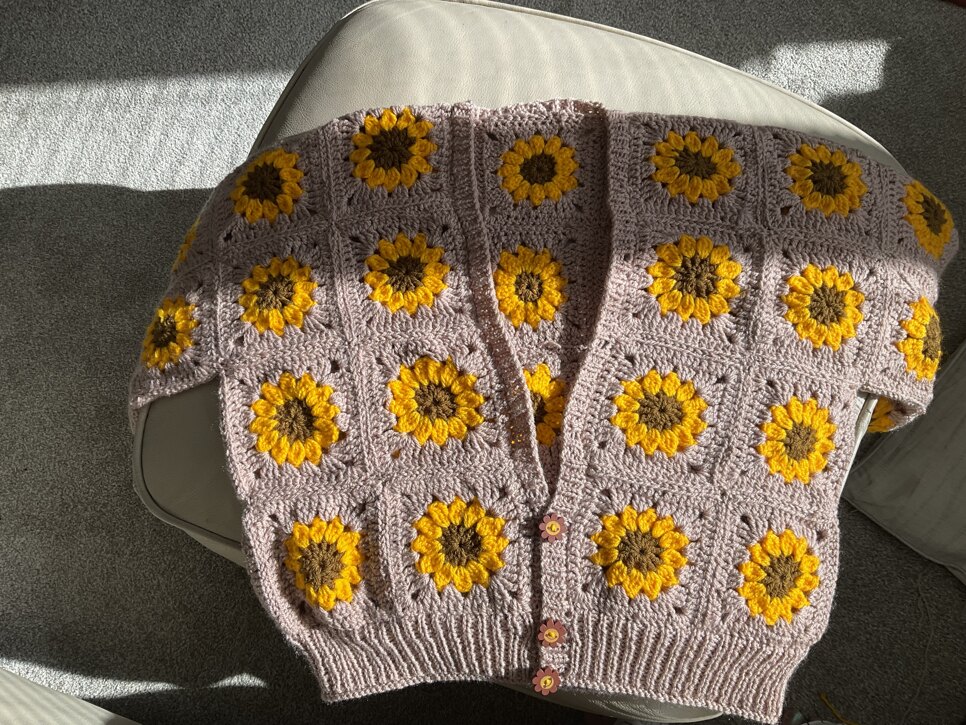 Grannie square cardi